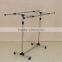 Top quality stainless steel flexible clothes display racks