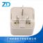 Universal travel adapter for national use