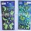 Glow in dark puffy foam sticker
