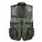 Custom Mens Outdoor Breathable Detachable Back Water Repellent Mesh Fishing Vest