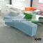 shopping mall bench seating leisure chair with stool