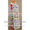 good design multi layer iron wire snacks display shelf for export