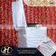 WHITE SPANDEX CHAIR COVER WITH RUFFER