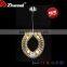 Two compund Sparking Crystal Beaded Pendant Lamp, Crystal Light