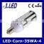 High lumen high power aluminum body 35w corn light led bulb