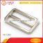Wholesale smooth metal bag strap slider for leather bags