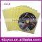 CD DVD CPP Bag Envelope Clear Plastics PP CD Sleeve With Flap White CD Sleeve