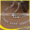 necklace chains wholesale plain cheap silver plated necklace chains