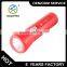 Promotional rechargeable flashlight outdoor camping usage with high capacity