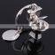 2016 novelties for business cute toilet pendant keychain manufacturers/keyring couple love gift