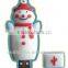 Lovely snowman usb drives for child Christmas gift