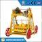 QMY4-45 mobile brick making machine egg layer type hollow block making machine for small scale industries