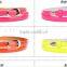 Korea style fashion DL candy color ladies' and women's patent leather slim waist belt with needle buckle