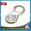 Gift high qulaity Euro area zamac supermarket coin holder
