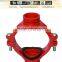 (Red ,Orange,Galvanized ,Blue available ) FM /UL Approved Fire Fitting Ductile Iron Grooved Mechanical Cross