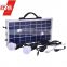 4000mah 8W/7.4V Polycrystal Solar Panel 350*190*30mm with 2 3W LED Bulbs and Charger 3 in 1