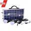 4000mah 8W/7.4V Polycrystal Solar Panel 350*190*30mm with 2 3W LED Bulbs and Charger 3 in 1