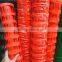 Orange Plastic snow fence/orange warning safety barrier fence/orange plastic safety fence