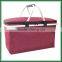 High quality folding picnic basket, picnic cooler bag, cooler basket