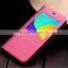 2015 New arrive leather flip case for wiko ridge fab 4g