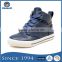 Bulk Wholesale PU Material Boys High Neck Casual Shoes with Zipper