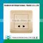 wholesale factory price wall socket 1 gang 13A BS standard wall switched socket