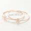 Latest Design Daily Wear Bangle Simple Gold Bangle Bracelet Clover Designs PB001A
