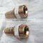 China high performance yellow zinc plated brake hose fitting