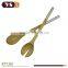 New Style acacia wood salad serving spoon set