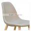 grey PU leather scandinavian dining chairs