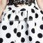New Stylish Lady Women's Fashion Casual A-Line Polka Dot High Waist Skirt