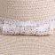 ladies hotsale fashion wide brim floppy paper straw hats