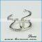2015 new fashion Hot sell fashion crystal eternity finger ring