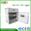 Fully automatic176 chicken egg incubator with cheap price