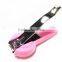 Carbon steel Nail clipper with Pink or Blue PP cover