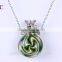 Empty Glass Perfume Bottles Fragrance Essential Oil Diffuser Locket Necklace jewelry