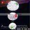 customized LED 3D Acylic motif light christmas hanging round ball sculptures lights