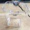 Transparent plastic ice bucket