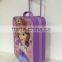 Small cartoon purple trolley bag for girl