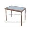 Rattan Dining Glass Table