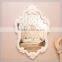 best selling new design Europe style PU framed bathroom miror for wholesale
