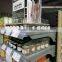 supermarket displayed plastic shelf divider for goods