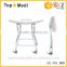 Waterproof seat and foldable frame shower chair