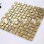 SMP05 Gold color mixed mosaic 23* 23 mm mosaic Kitchen wall decorated tile