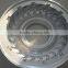 Two piece tyre forming mold