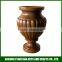 decorative vase shiny glass reinforced composite stand