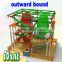 2016 free design kid playground gravel, 100% safe outdoor play, commercial grade castle playground