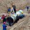 glass fiber reinforced plastic pipe for power plant and farm