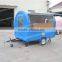 Popular mobile Fast Food Cart /fast food kiosk / fast food truck/hot dog cart mobile food