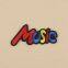Custom soft attractive Price embroidery letter badge for women dresses